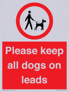Please keep all dogs on leads